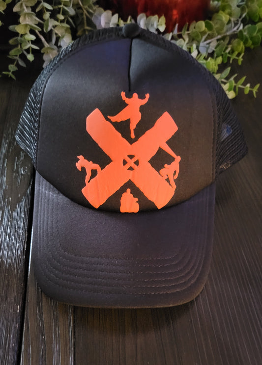 X-Men Silhouette snapback trucker cap