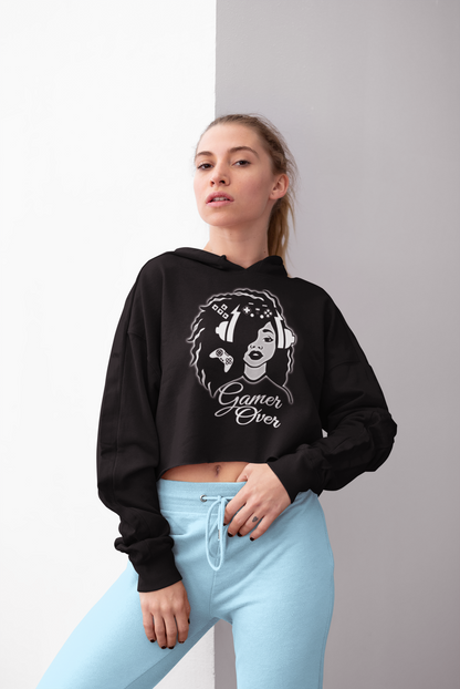 Gamer Girl Mindset Limited edition Crop top Hoodie